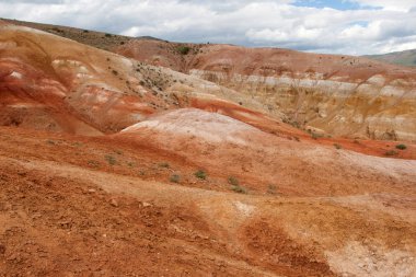 Vadi Mars altay dağlarında. Kızıl çene sistemi.