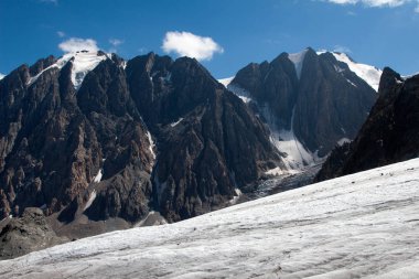 Altay Dağları'nda buzul büyük Actura