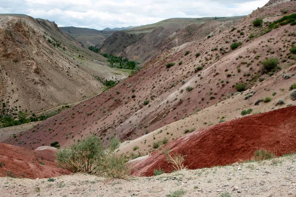 Valle Marte Las Montañas Altai Tracto Kyzyl Chin — Foto de Stock