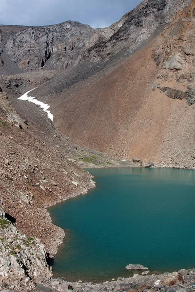 Голубое Озеро Горах Алтая Пасс Актру — стоковое фото