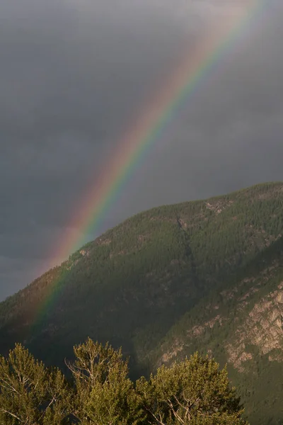 Gökkuşağı Chulyshman Vadisi Nde Dağlarda Altai Russia — Stok fotoğraf