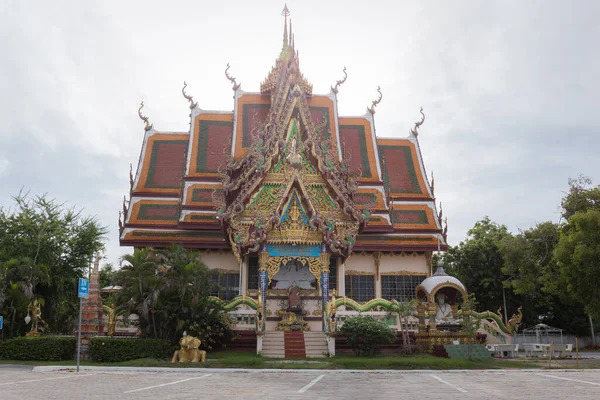 Templo Wat Plai Laem Samui Tailândia Landmark Vista Cênica Pagode — Fotografia de Stock