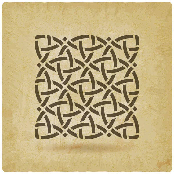 Celtic pattern vintage background — Stock Vector