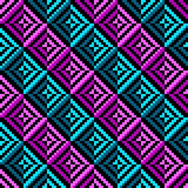 Geometrik renk eşkenar dörtgen desenli. Vektör illüstrasyonu