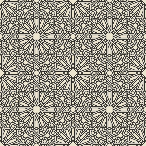 Традиционный арабский исламский геометрический шаблон — стоковый вектор