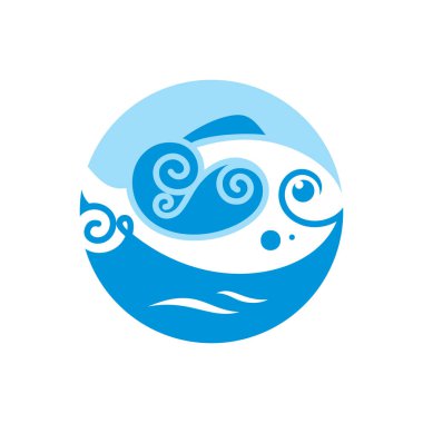 Balık işareti soyut