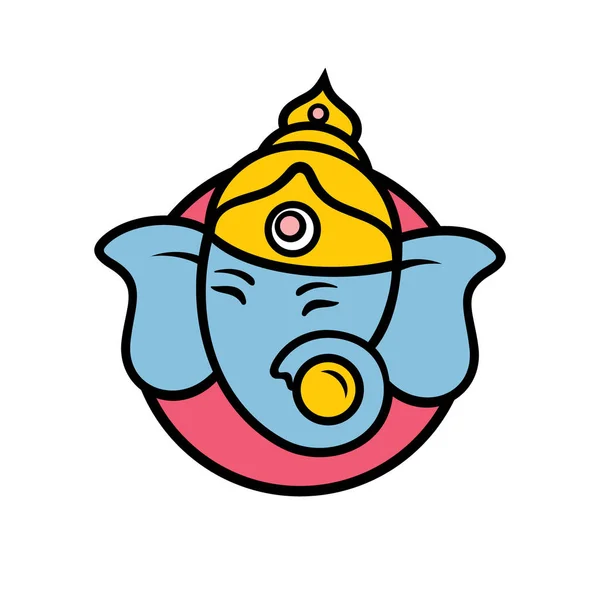 Hindu God Ganesha — Stock Vector