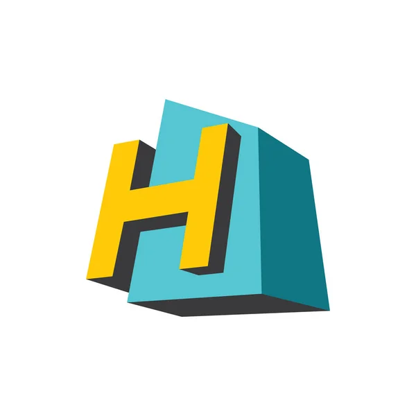 Znak pisma H — Wektor stockowy