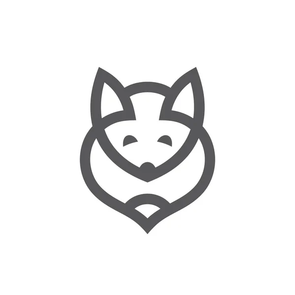 Fox abstract teken — Stockvector