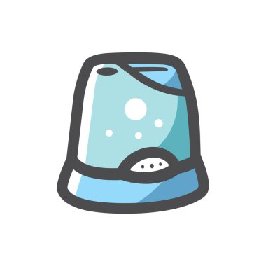 Hava nemlendirici iklim vektörü çizgi film illüstrasyonu için