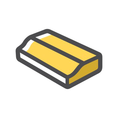 Ahşap Plank Vektörü. Marangozluk ürünü Çizgi film illüstrasyonu