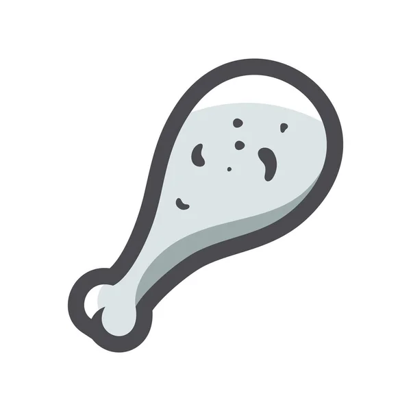 봉합사 무기. Stone Cudgel Vector Cartoon illustration — 스톡 벡터