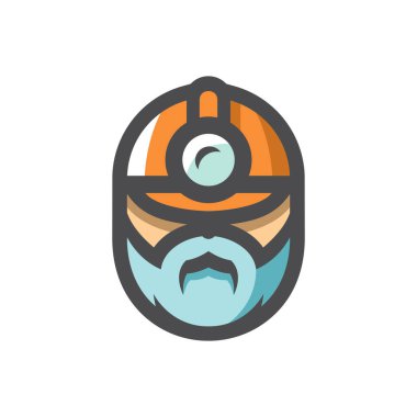 Miğfer Vektörü simgesindeki Mimar Adamlar Çizim Çizimi.