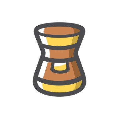 Anında Kahve Kavanozu Vektör simgesi Çizim Çizimi