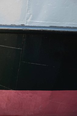 Metalik doku endüstriyel ve grunge arka plan geminin su hattı