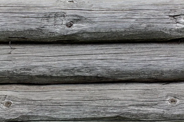 Wooden Texture Logs Gray Grunge Texture Folk Ethnic Russian Style — Stock Photo, Image