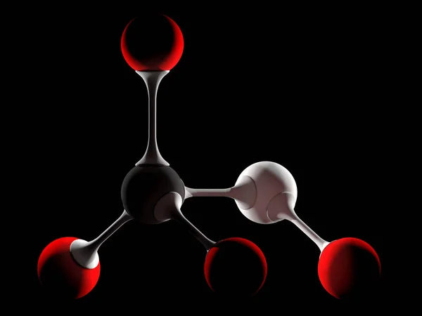 Fórmula Molecular Del Alcohol Metílico —  Fotos de Stock