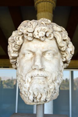 Akrostiş Akropol / Yunanistan - 25 Eylül 2013: Müze eser, 1900'lerden önce