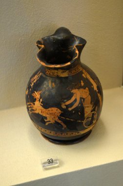 Akrostiş Akropol / Yunanistan - 25 Eylül 2013: Müze eser, 1900'lerden önce