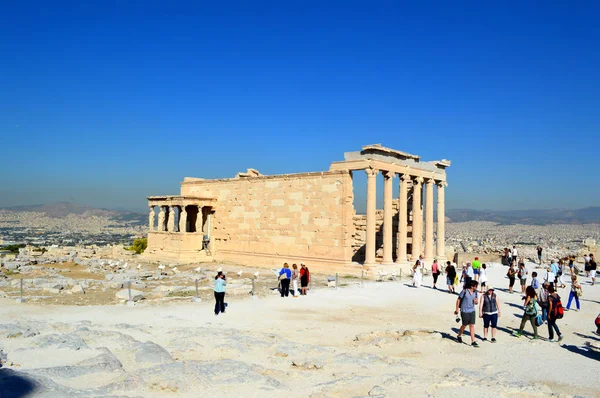 Παρθενώνας Και Ακρόπολη Των Θορών Στις Σεπτεμβρίου 2013 Μουσεία Εξωτερικά — Φωτογραφία Αρχείου