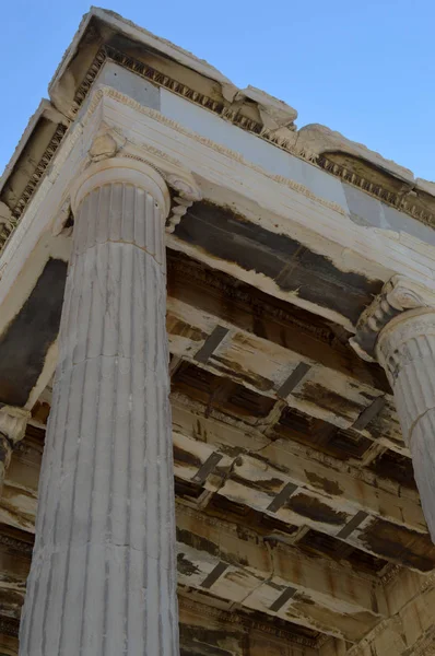 Parthenon Akropolisz Thens Szeptember 2013 Múzeumok Kültéren Belső Kiállítások 1900 — Stock Fotó