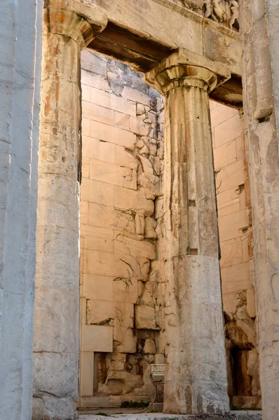 Parthénon Acropole Thens Septembre 2013 Musées Extérieurs Intérieurs Expositions Avant — Photo