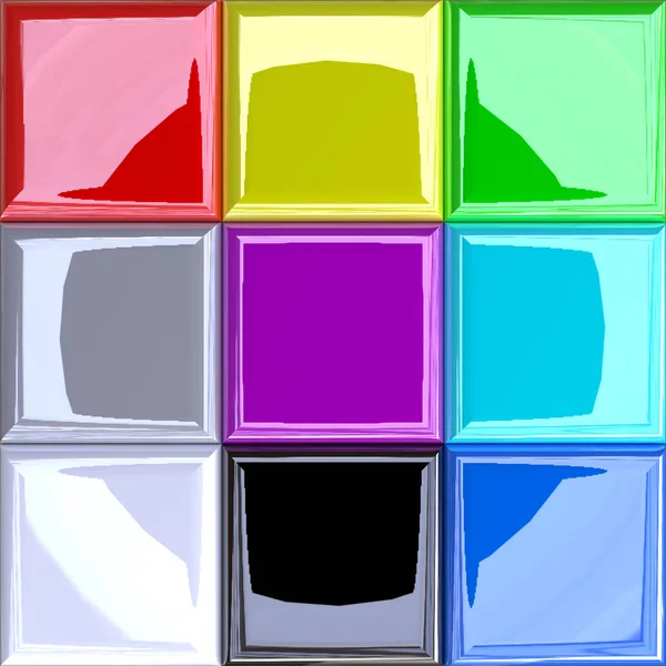 Rozszerzony Rgb Dodatek Model Paleta Kolorów Renderowanie Wariacje Stopniach Powierzchni Obrazek Stockowy