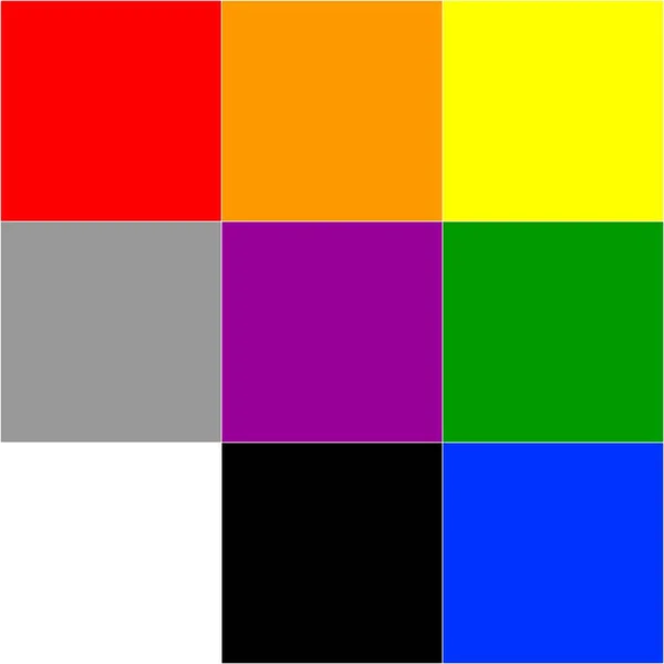 Enhanced Basic and Secondary Colors Model / Palette, Colored, Colorful, Backgrounds, Texture, 9600x9600, 300 dpi, 24 bit