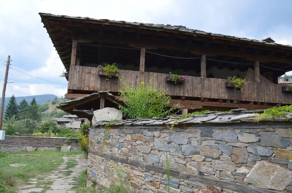 Kovatchevitca Aldeia Museu Montanha Rhodopes Ocidental Bulgária — Fotografia de Stock