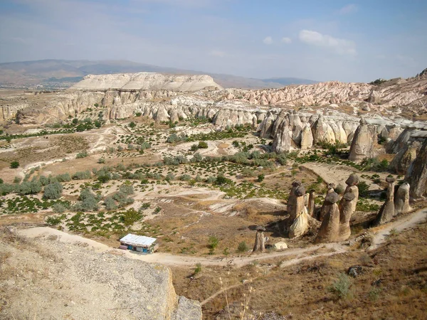 Rudá Trasa Cappadocia Silnice Září 2012 — Stock fotografie