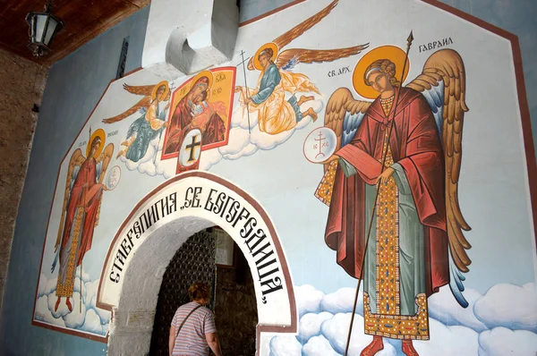 Icone Nel Monastero Bachkovo Assunzione Della Vergine Santa Bulgaria — Foto Stock