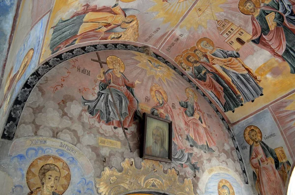 Iconos Monasterio Bachkovo Asunción Santísima Virgen Bulgaria —  Fotos de Stock