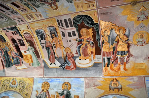 Iconen Bachkovo Klooster Hemelvaart Van Heilige Maagd Bulgarije — Stockfoto