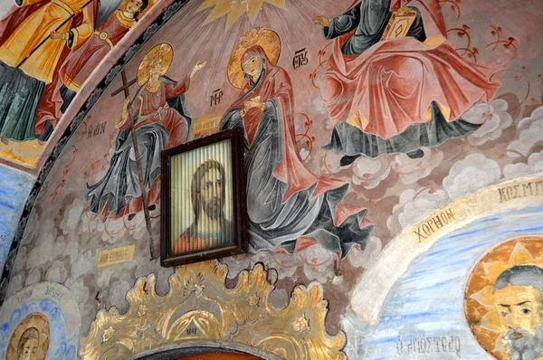 Ikonen Bachkovo Kloster Aufnahme Der Heiligen Jungfrau Bulgaren — Stockfoto