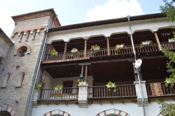 Mosteiro Bachkovo Assunção Virgem Santa Bulgária — Fotografia de Stock