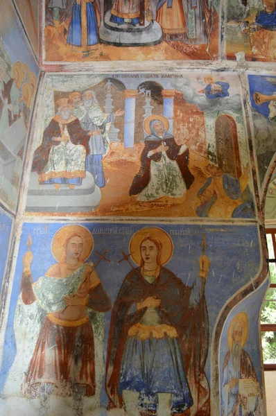 Monasterio Arapovski Nedelya Ayazmo Iconos Interior Cerca Assenovgrad Bulgaria — Foto de Stock