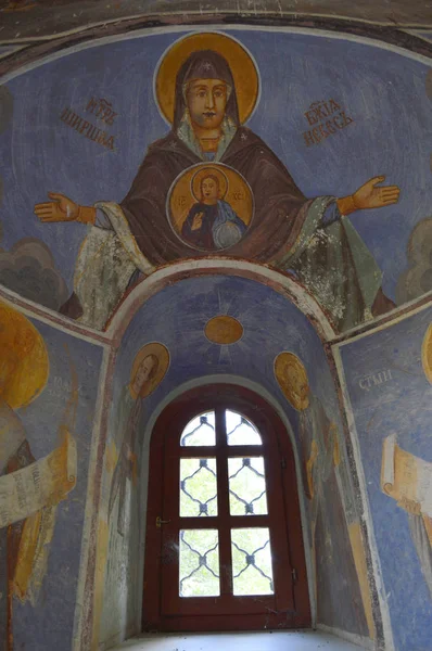 Monasterio Arapovski Nedelya Ayazmo Iconos Interior Cerca Assenovgrad Bulgaria — Foto de Stock