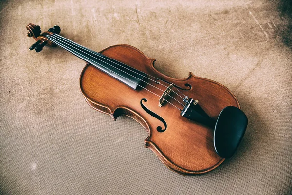 Die Abstrakte Kunst Design Hintergrund Der Klassischen Hölzernen Geige Auf — Stockfoto
