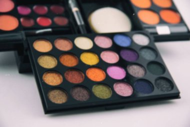 Bulanık hafif tasarım arka planını wywshadow palette sanat tasarım, vintage ve sanat zil sesi.