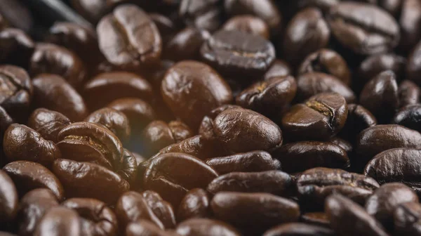 The blurry light design background of roasted coffee beans,vintage and art style,classic old film tone.