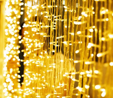 Bokeh ışığının bulanık ışık tasarım arka planı