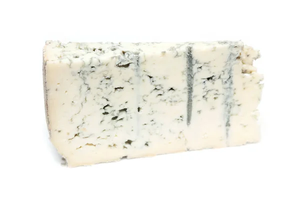 Formaggio Italiano Gorgonzola Isolato Sfondo Bianco — Foto Stock