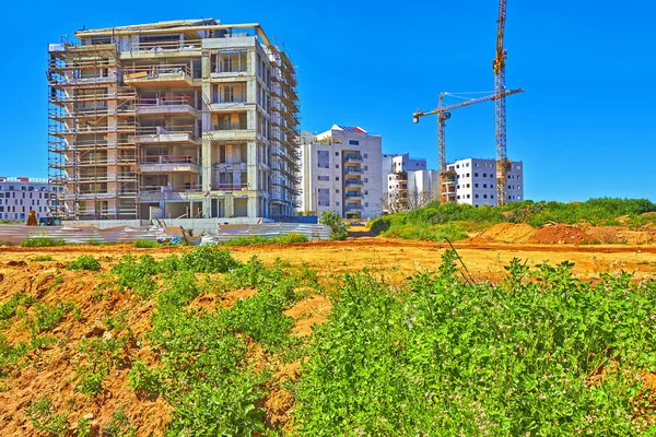 Bau Eines Wohngebiets — Stockfoto