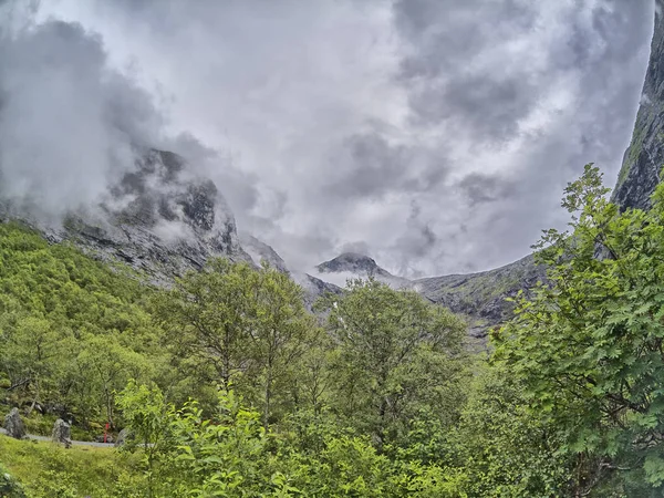 Muhteşem Güzel Norveç Ile Seyahat — Stok fotoğraf