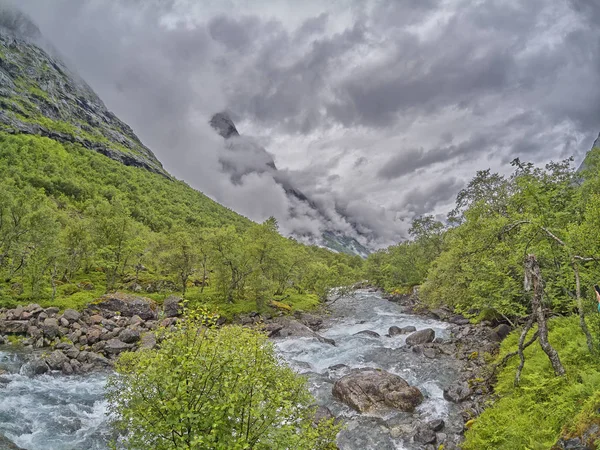 Cestování Neuvěřitelně Krásným Norskem — Stock fotografie