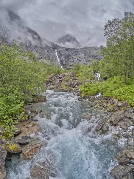 穿越美丽美丽的挪威 — 图库照片