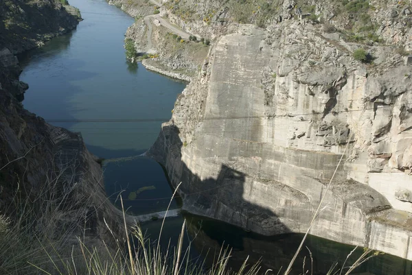 España natural Río Esla Cañón del Río — Foto de Stock