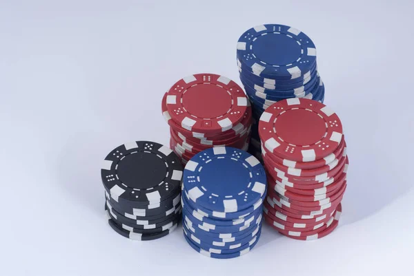 Texas Holdem Poker Casino fichas — Foto de Stock