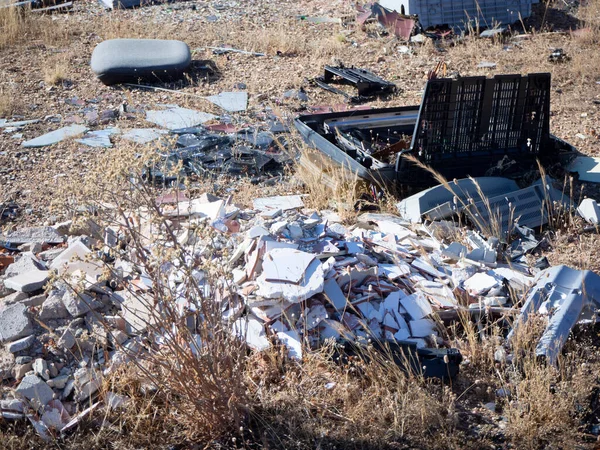 Empty Land Used Waste Dump — Stock Photo, Image