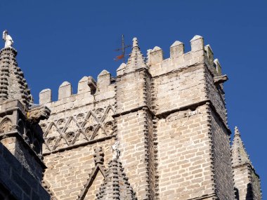 Tarihi ortaçağ katedrali binası. Din